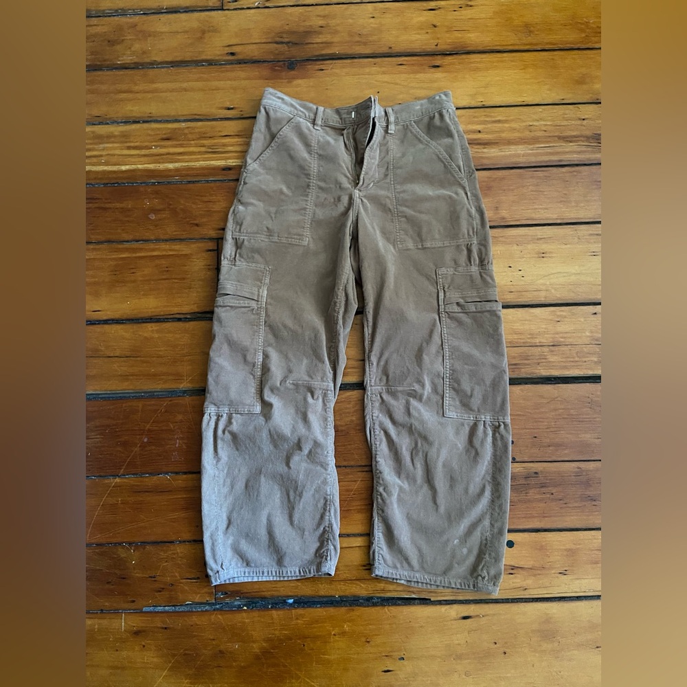 Citizens of Humanity Marcelle Corduroy Cargo Barrel Pants